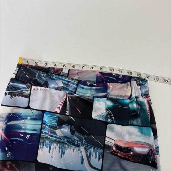 Fashion Nova 2 Piece Pant Set Large Racing Y2K Streetwear Festival Avant-Garde - Picture 6 of 12